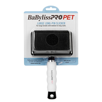 BaByliss PRO PET Long-Pin Slicker Dog Brush  Large
