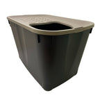 MICIA litter box for cats, Hop-In type with top entry (58x38x40cm)