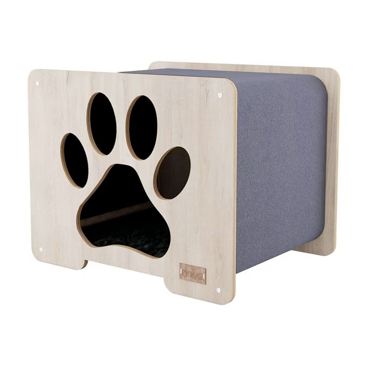 Noba Origin Hut Hideout Paw Print — grey