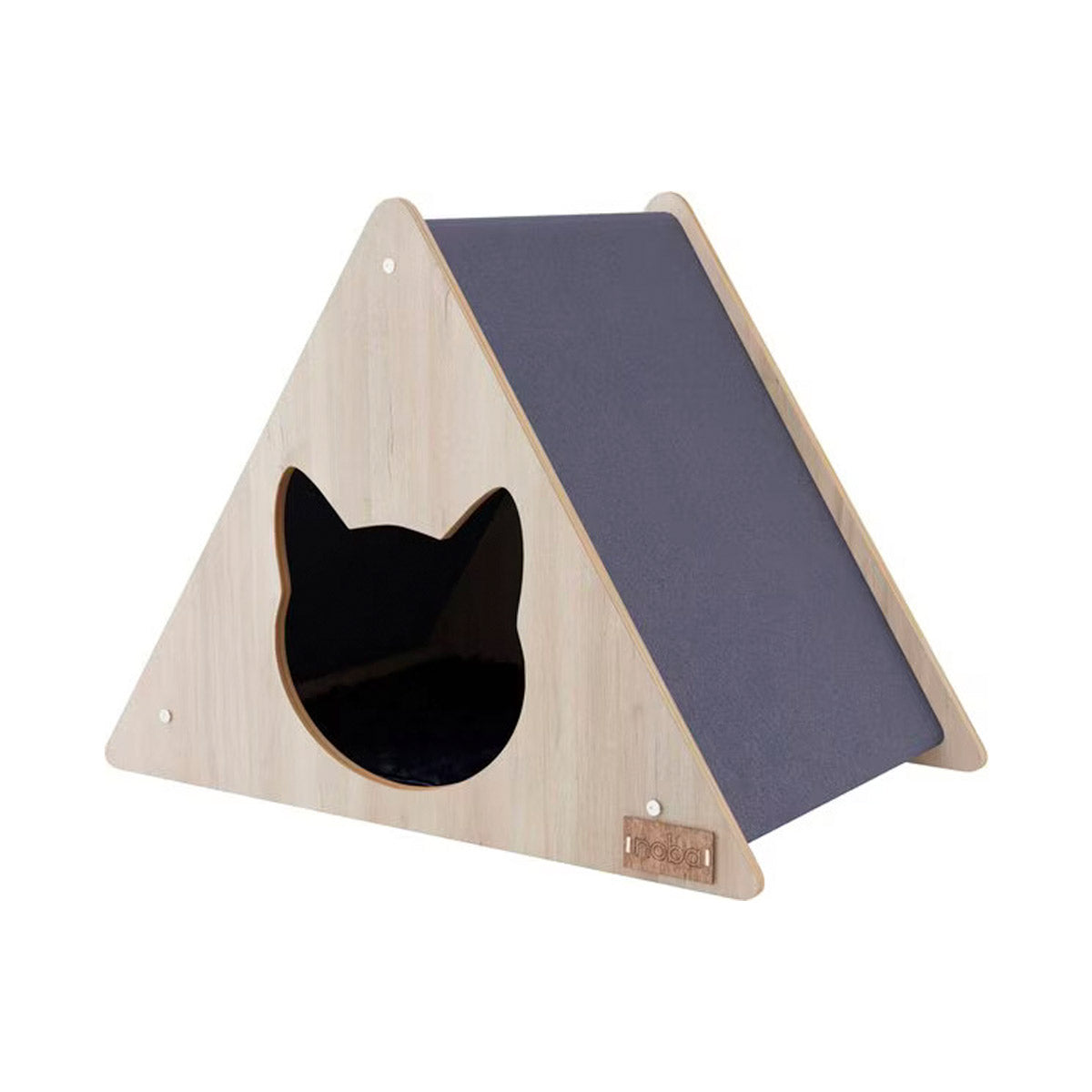 Noba Origin Teepee Hideout Cat Head — grey