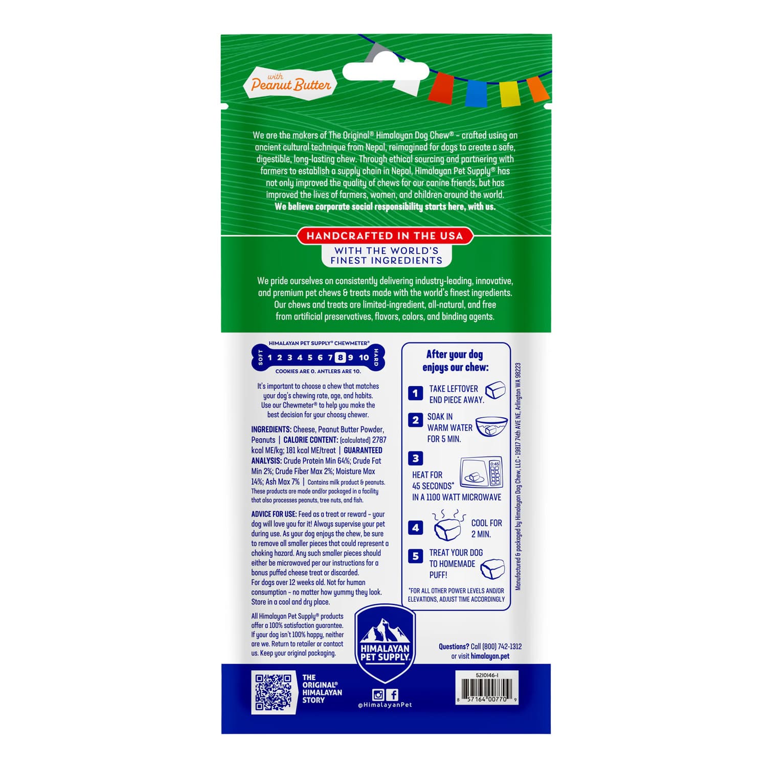 The Original Himalayan Dog Chew – Peanut Butter (Medium)