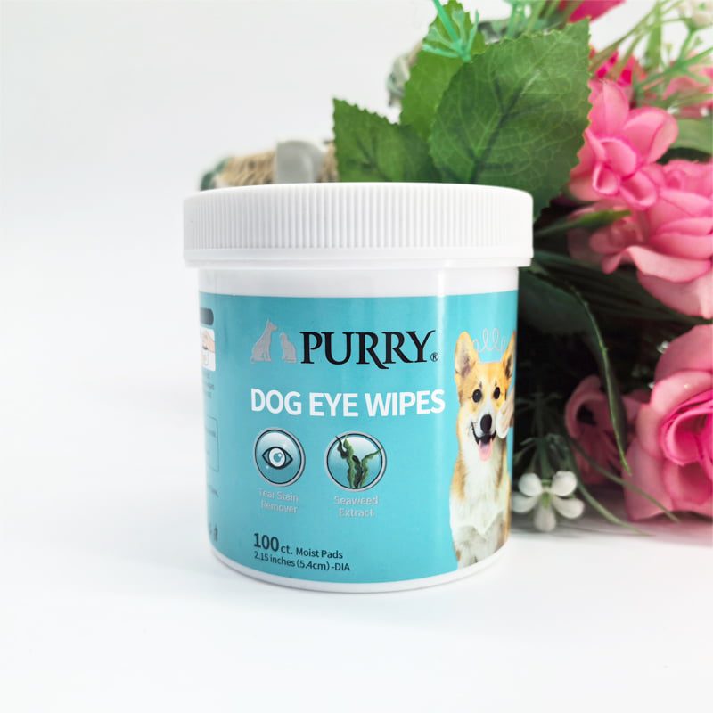 Purry Eye Wipes for Dogs-100ct