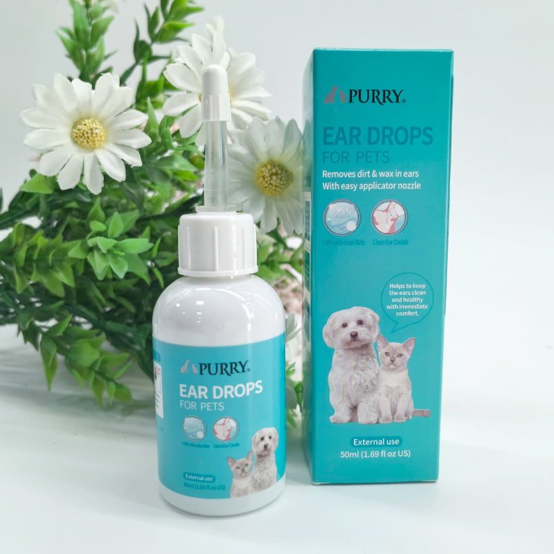 Purry Ear Drops  for dogs & cats-50ml