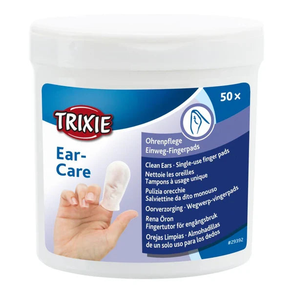 Trixie Single - use Fingerlings for Pets Ear Care - 50PCS