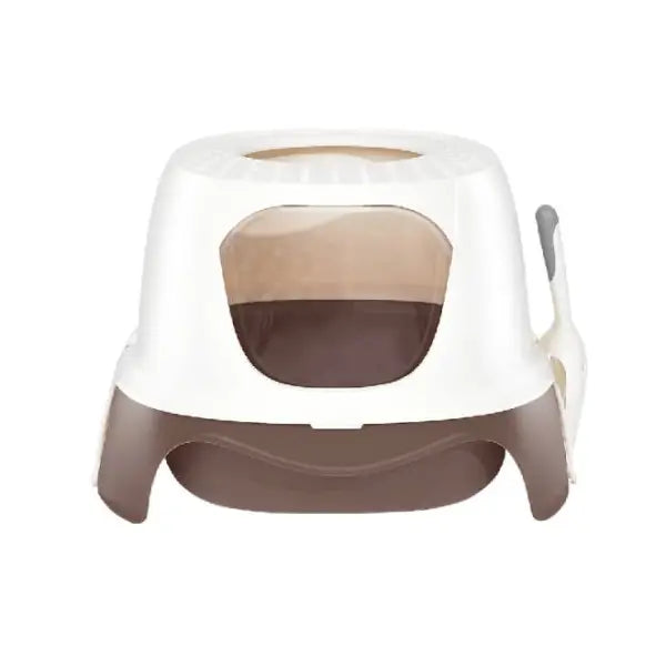 Pakeway Ark Series Rocket Cat Litter Box-55.8x51x39cm (Mixed Colors)