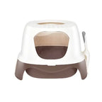 Pakeway Ark Series Rocket Cat Litter Box-55.8x51x39cm (Mixed Colors)