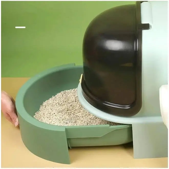 Pakeway Star Tunnel Cat Litter Box-53x60x43 Cm (Mixed Colors)