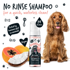 Bugalugs Papaya & Coconut No Rinse Dog Shampoo - 200ML