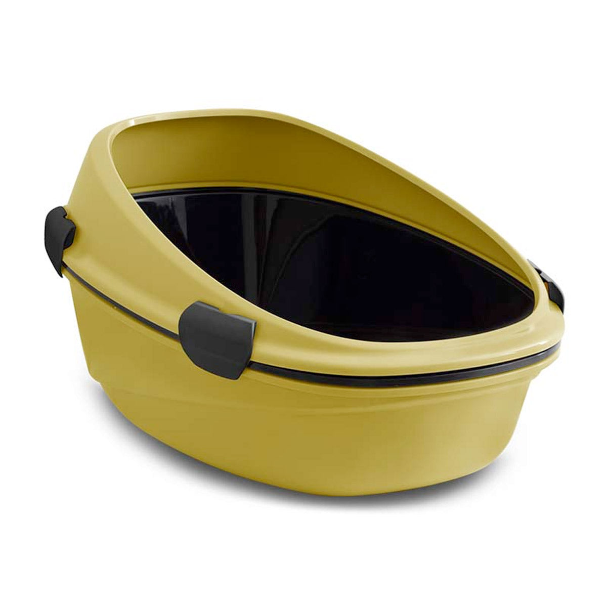 PinUp Maxi Luxo Open Cat Litter Box (66cm × 49cm × 36cm) — mustard