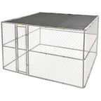 K9 Extra-Large Steel Chain Link Portable Kennel