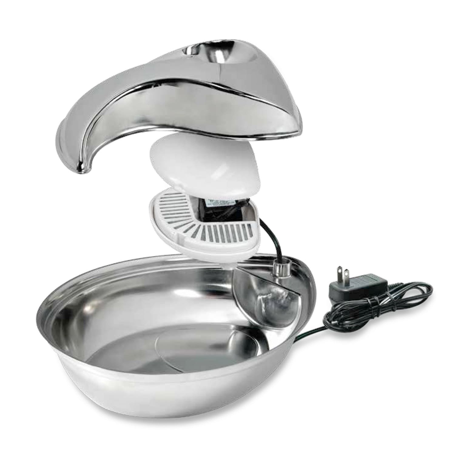 Raindrop Durable Pet Fountain 60oz (Stainless Steel)