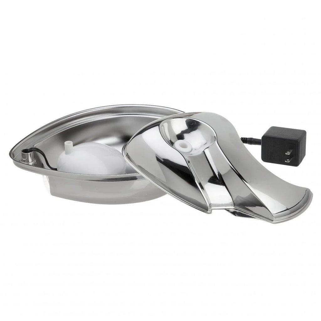 Raindrop Durable Pet Fountain 60oz (Stainless Steel)