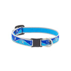 Reflective Safety Cat Collar  Blue Paws