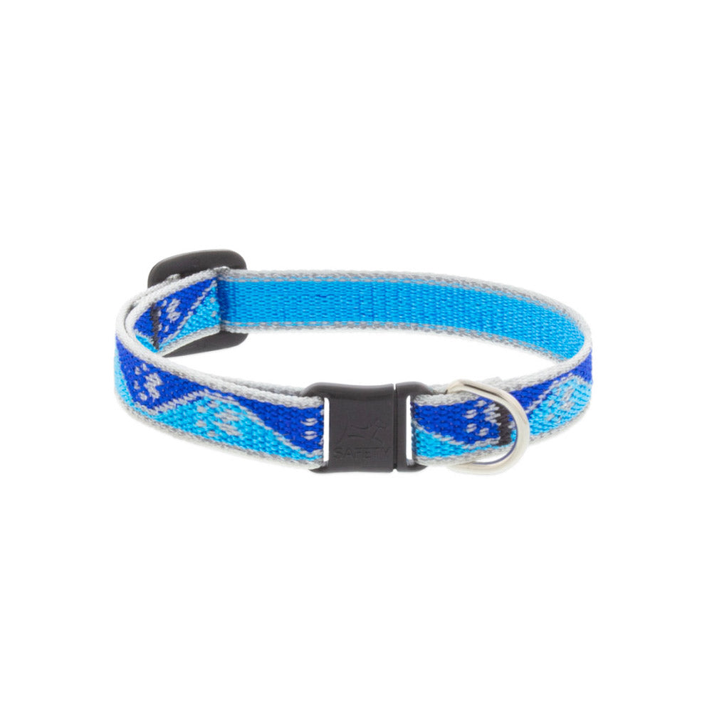 Reflective Safety Cat Collar – Blue Paws