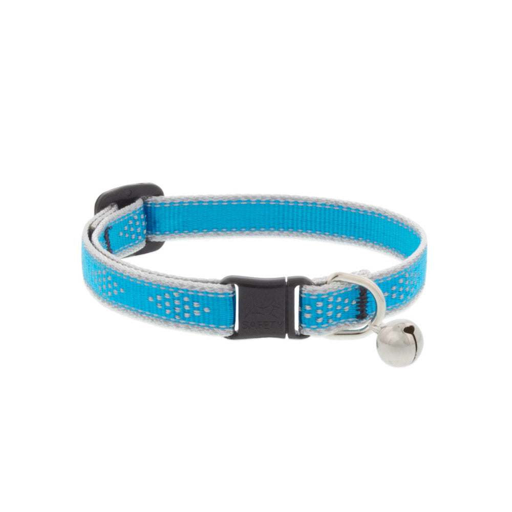 Reflective Safety Cat Collar – Blue Diamond