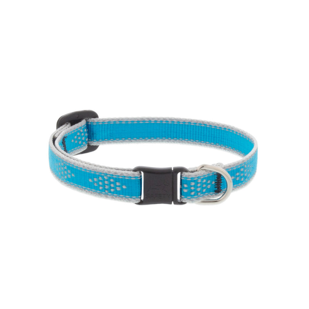 Reflective Safety Cat Collar – Blue Diamond — Without Bell