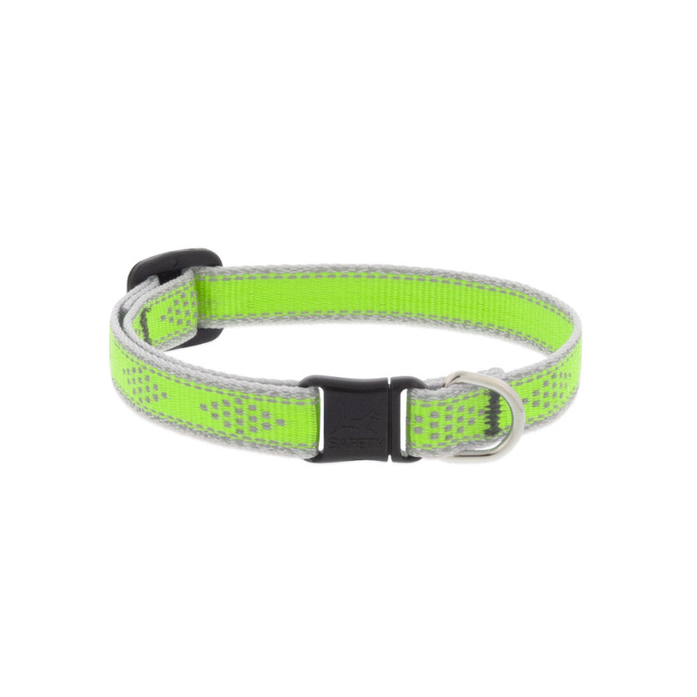 Reflective Safety Cat Collar – Green Diamond