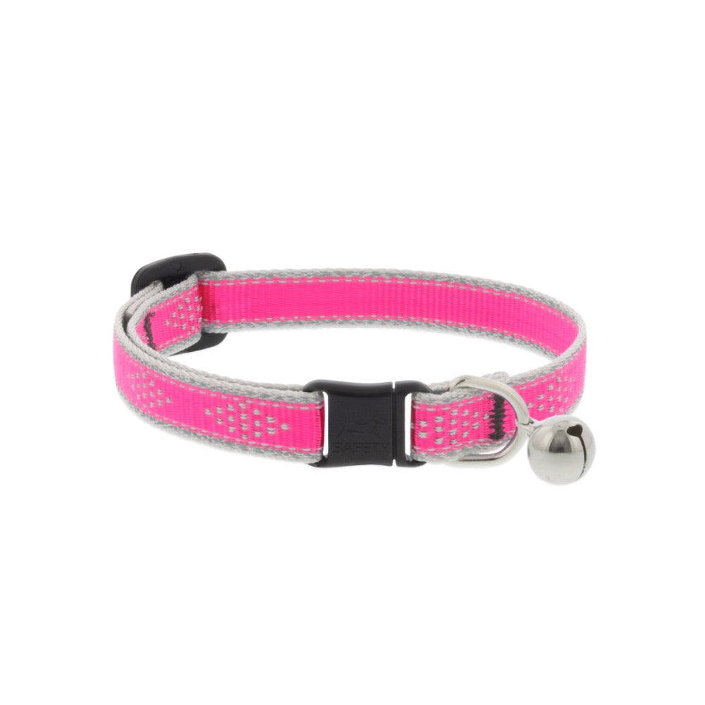Reflective Safety Cat Collar – Pink Diamond