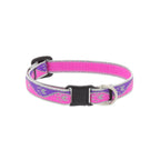 Reflective Safety Cat Collar  Pink Paws