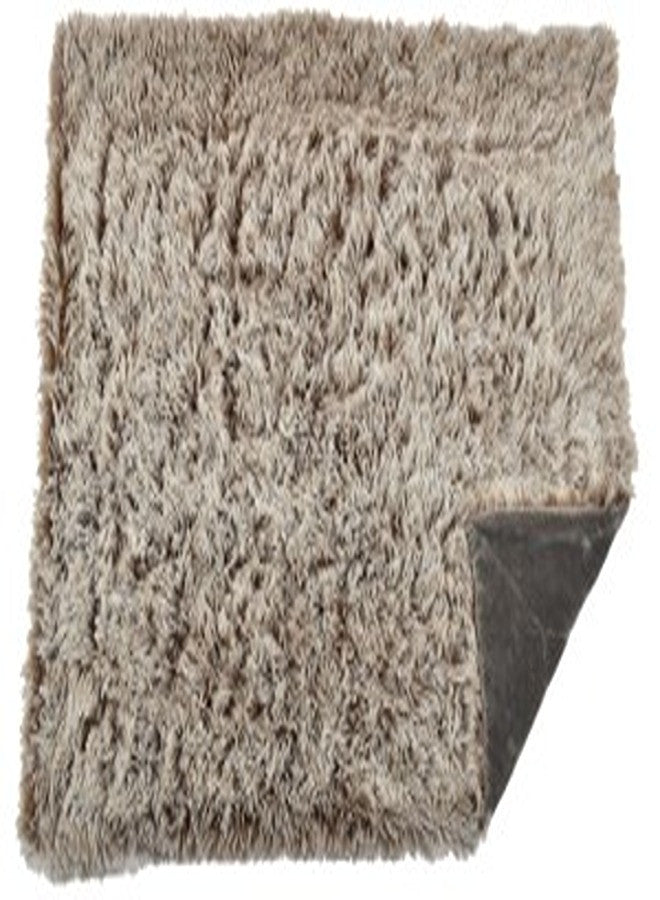 Plaid Furry Throw