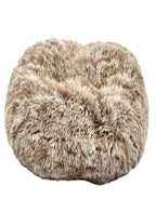 Oval Furry Cushion