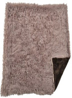 Plaid Furry Throw