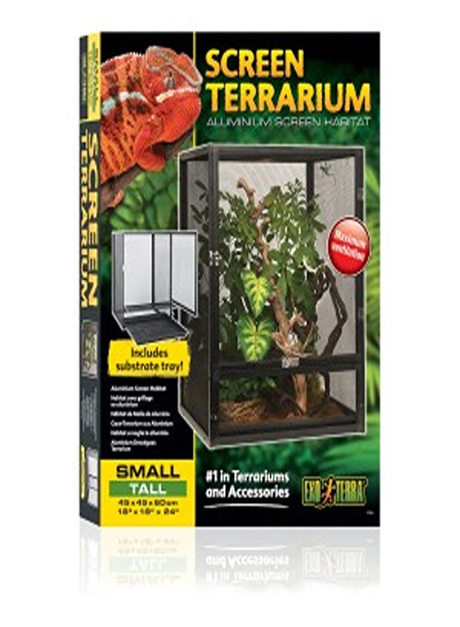 H12 Hamster cage with wood accessories - 58 x 32 x 54 cm - Black & Sand