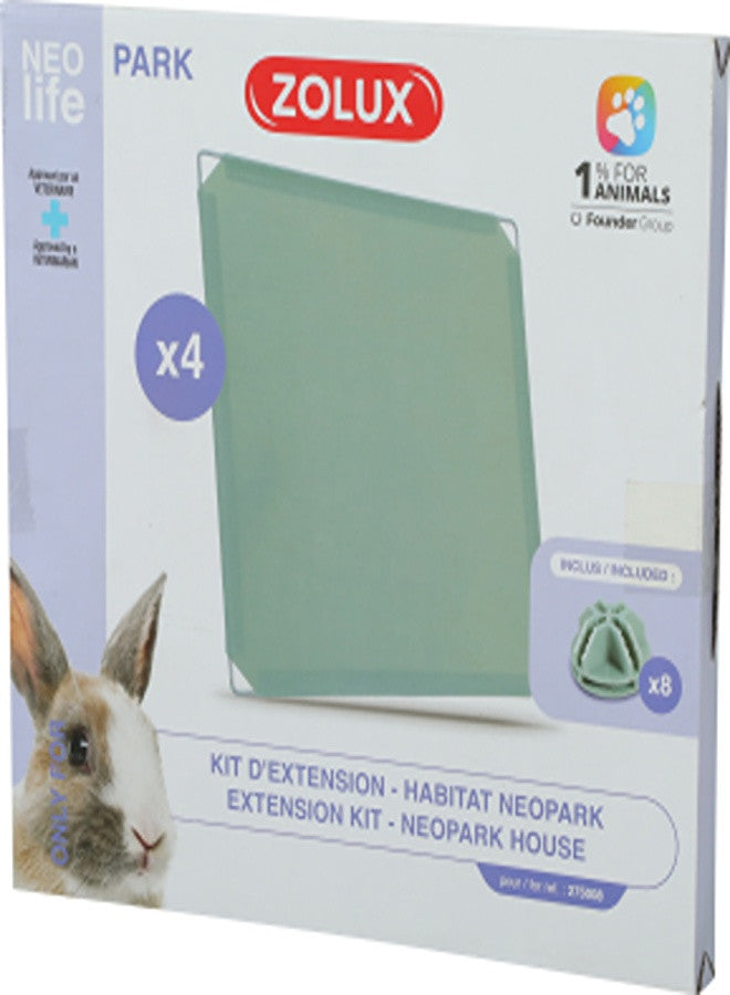 Emirates Rabbit Extension Kit With 4 Solid Panels For Neolife Rabbit Neopark – Emirates ...