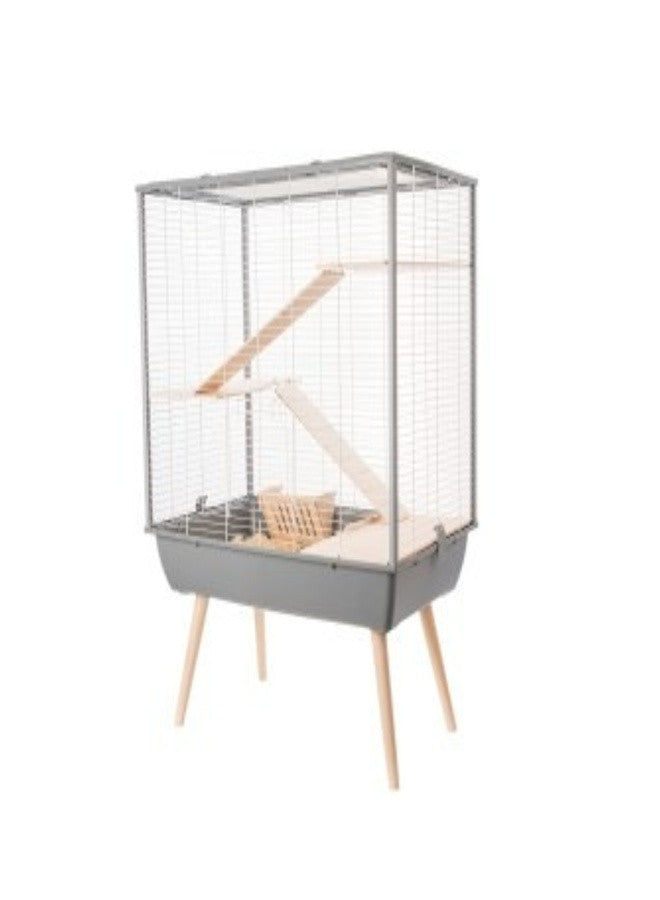 Neo Cosy Large Rodent Cage - Grey