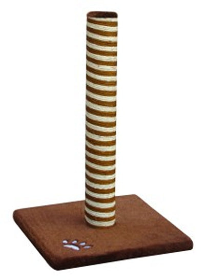 Fauna Relax Classic Cat Scratching Pole – Beige & Brown – Cat Scratchers & Poles