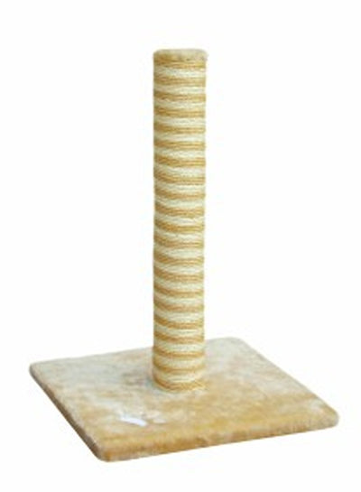Fauna Relax Classic Cat Scratching Pole – Beige & White – Cat Scratchers & Poles