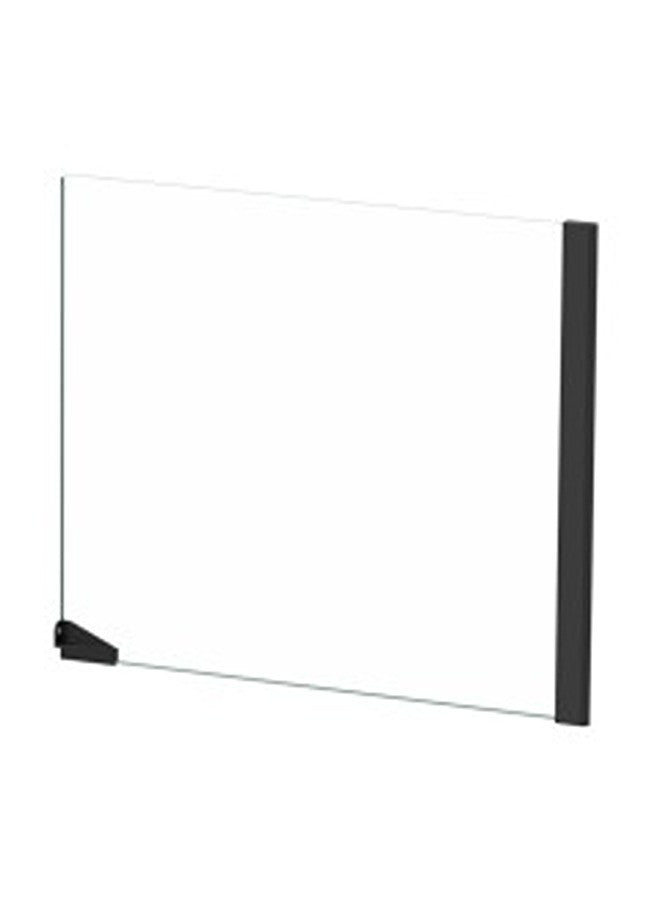 Spare Part Glass Door for Terrarium 132x45x75 - Right Door, Black