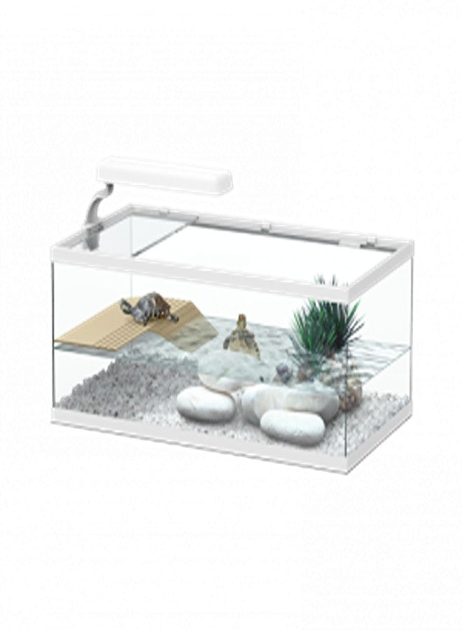 Tortum Turtle Tank 55 x 30 x 20 cm,  White