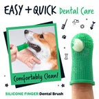 Bugalugs Finger Brush for Dogs & Cats - 3PIECES