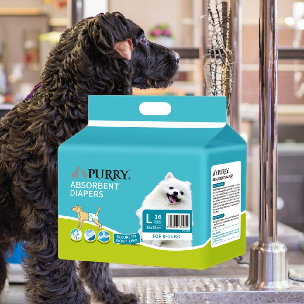 PURRY Ultra Absorbent Pet Diapers – 29*35 cm