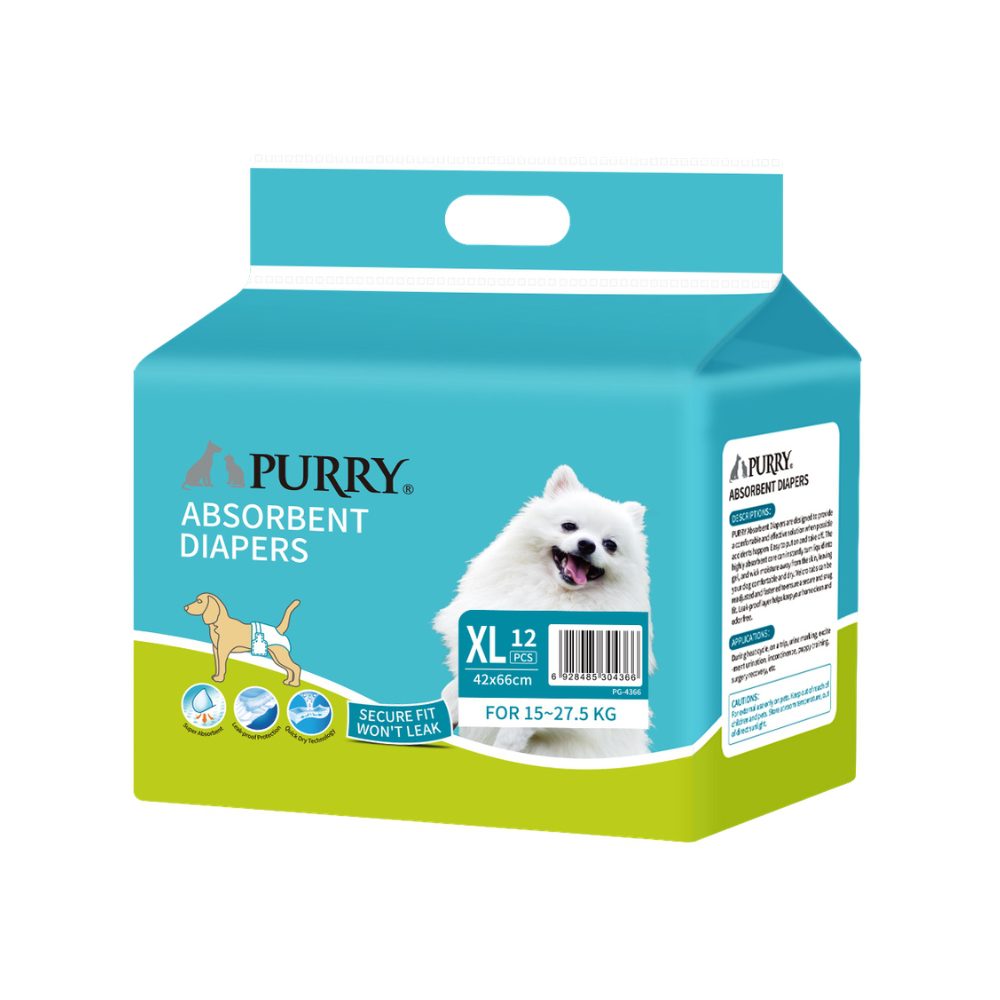 PURRY Ultra Absorbent Pet Diapers – 42*66cm