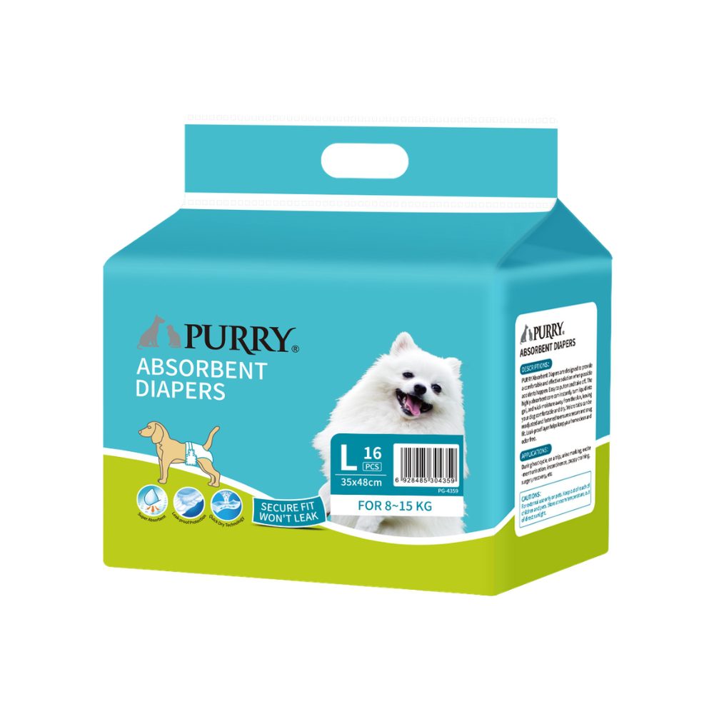 PURRY Ultra Absorbent Pet Diapers – 35*48cm