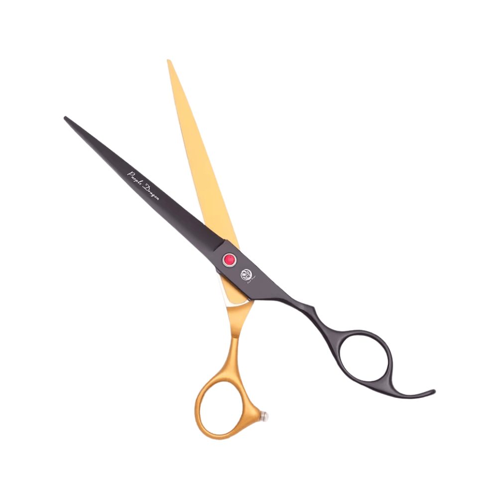 Purple Dragon Professional 5-in-1 Pet Grooming Scissor Set – Japanese Steel (8 Inch)
