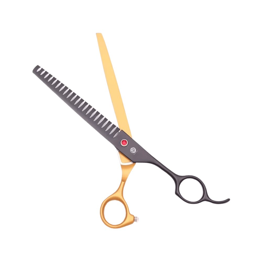 Purple Dragon Professional 5-in-1 Pet Grooming Scissor Set – Japanese Steel (8 Inch)