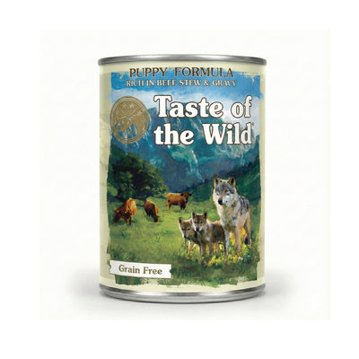 Taste of the Wild Puppy Formula rich in Beef Stew & Gravy -390 g