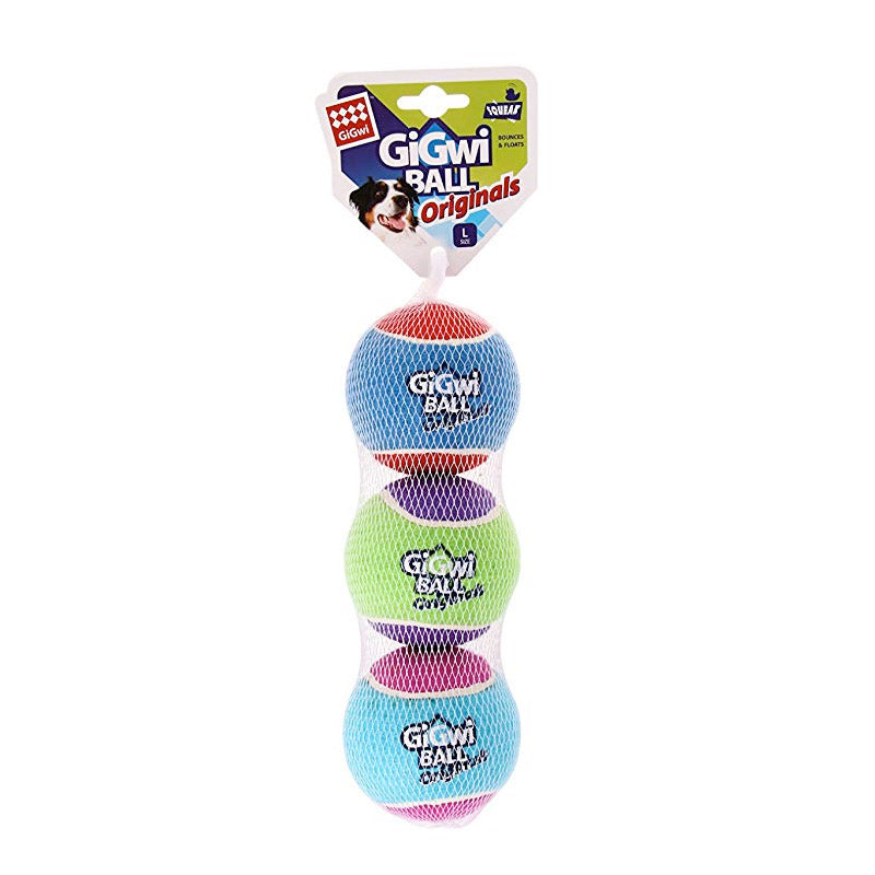Tennis Ball 3pcs with Different Colour In 1 Pack