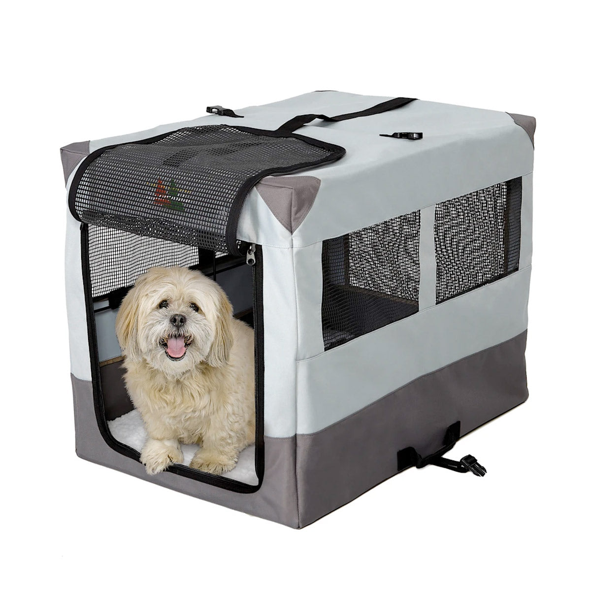 Canine Camper Sportable Tent Dog Crate, 30Inch L X 21.75Inch W X 24Inch H