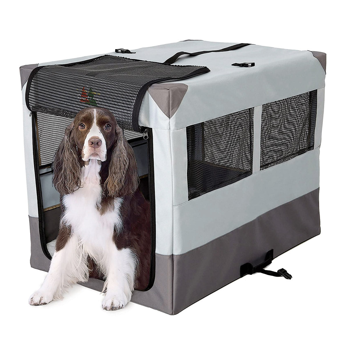 Canine Camper Sportable Tent Dog Crate, 36Inch L X 25.5Inch W X 28Inch H