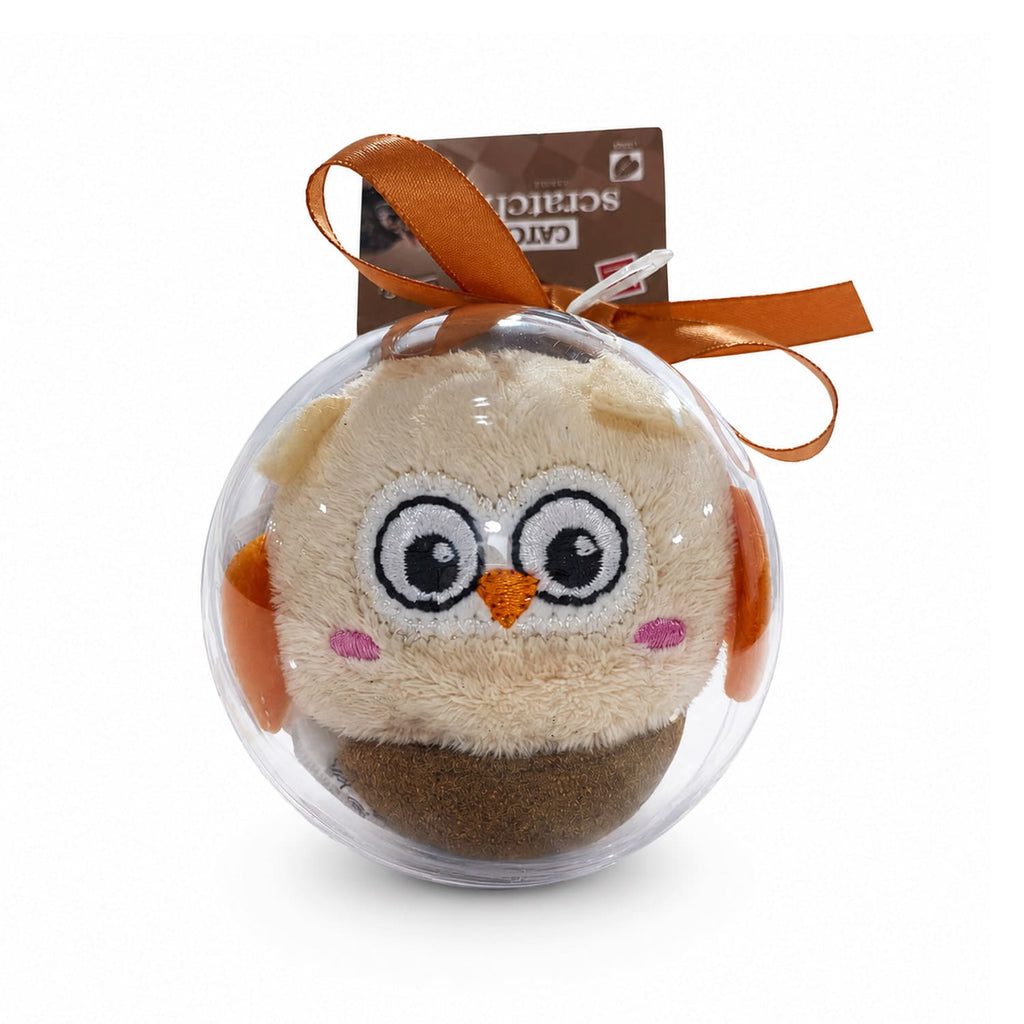 GiGwi Hemispherical Tumbler Toy with Catnip – Owl
