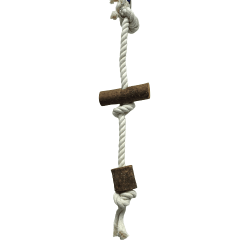 Pets  Club Natural Wooden Bird Toy H-38 Cm, W-8 Cm