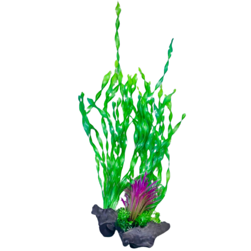 Aquarium Plastic  Plant - K1134-W9*H26 Cm