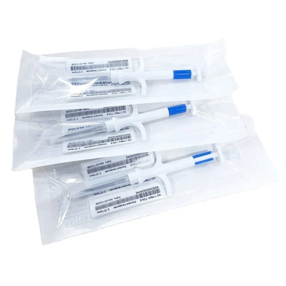 ANIMAL-ID Mircochip 1.24x7mm (Pack of 20)