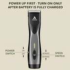 Andis Pulse ZR®II- 5 Speed Black Galaxy Clipper with Additional Battery & No. 40 Blade