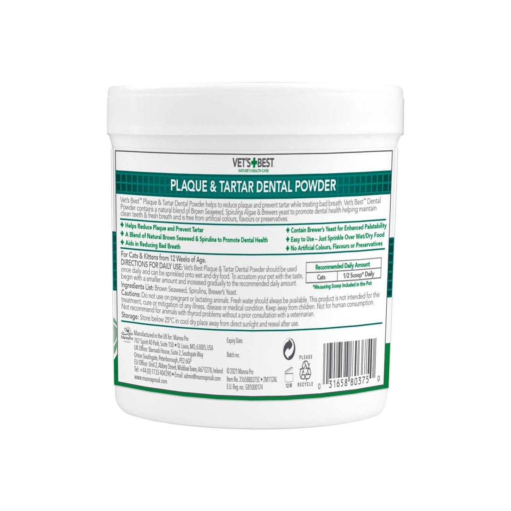 Vet’s Best Advanced Dental Powder for Cats – 45g