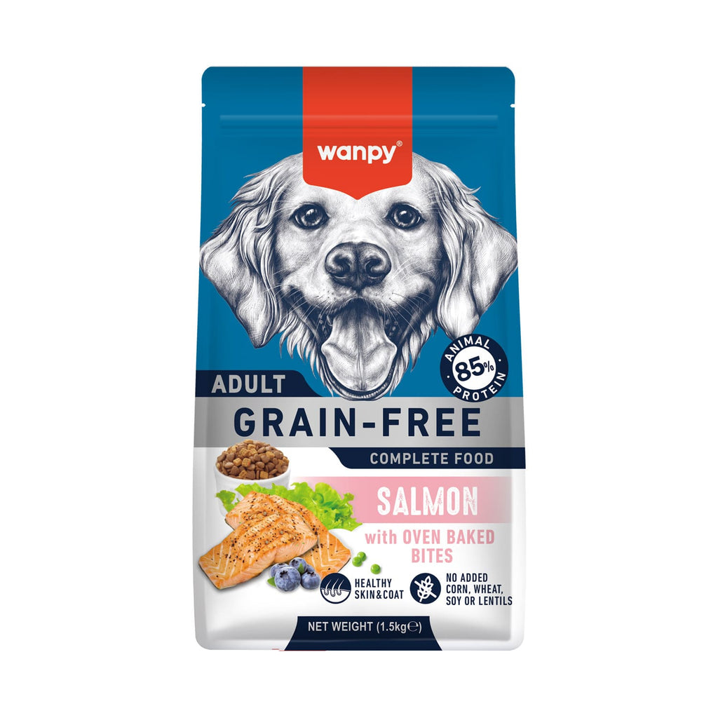 WANPY Grain Free Dog Salmon 1.5 Kg